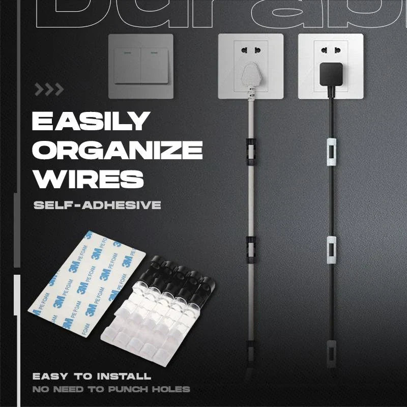 Self Adhesive Wires and Cables Organizer Clips