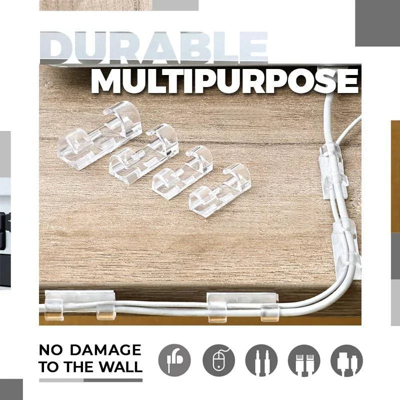 Self Adhesive Wires and Cables Organizer Clips