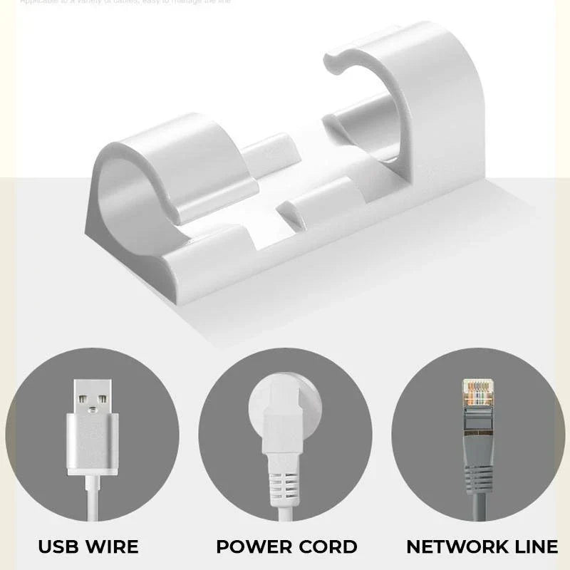 Self Adhesive Wires and Cables Organizer Clips