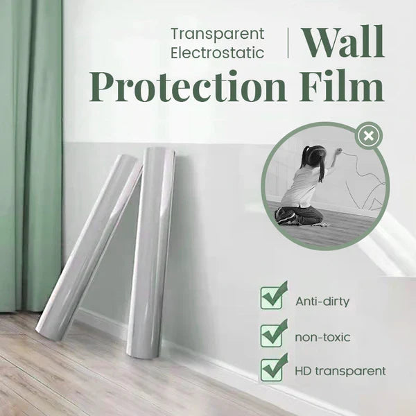 Self-Adhesive Transparent Electrostatic Wall Protection Film