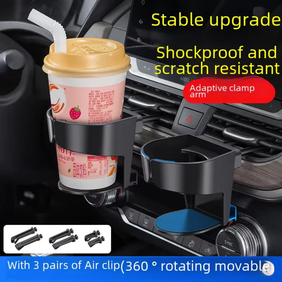 2 in 1 AC Vent Car Cup Holder (Universal Fit For All Cars)