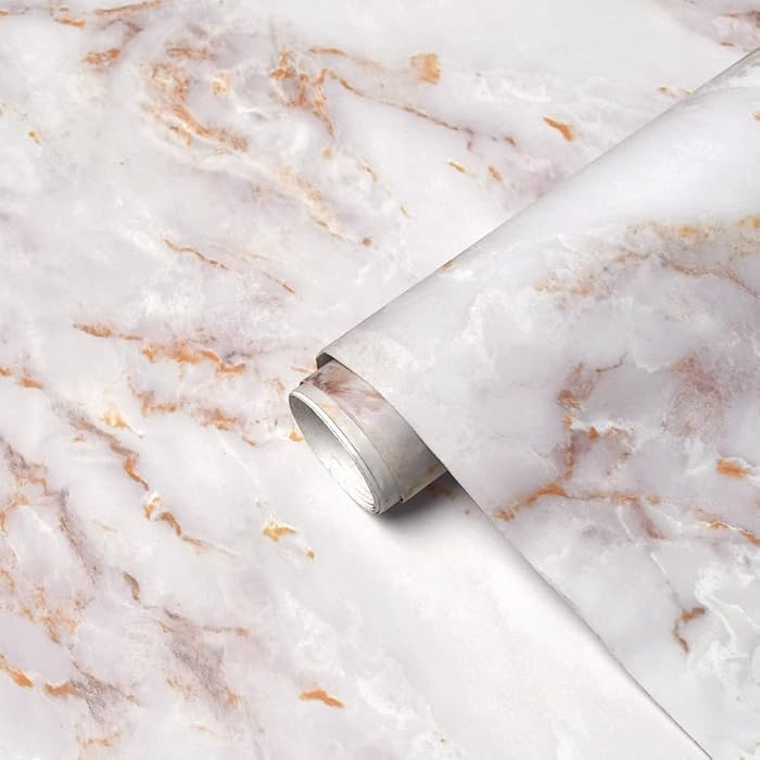 Self-Adhesive Marble Texture Vinyl Contact Paper