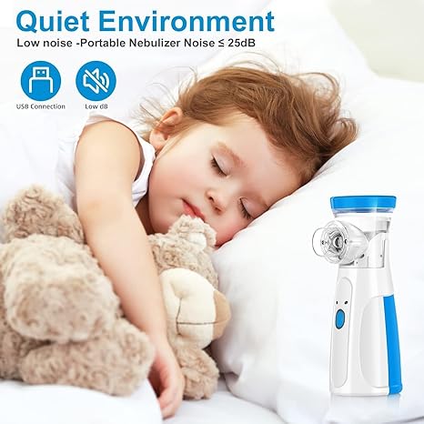 USB Rechargeable Ultrasonic Portable Mesh Nebulizer
