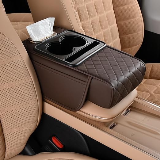 5 in 1 CAR ARMREST CONSOLE CUSHION - UNIVERSAL FIT FOR ALL CARS