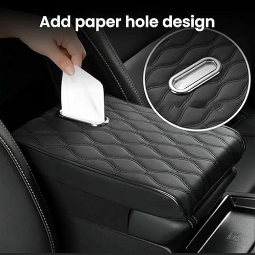 2 in 1 CAR ARMREST CONSOLE CUSHION - UNIVERSAL FIT FOR ALL CARS