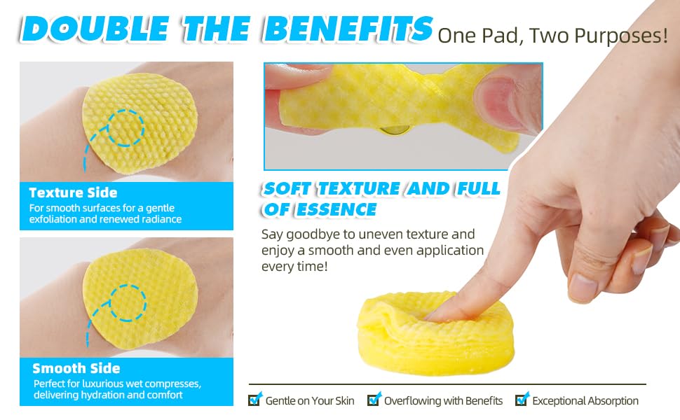 Turmeric & Kojic Acid Face Cleansing Pads