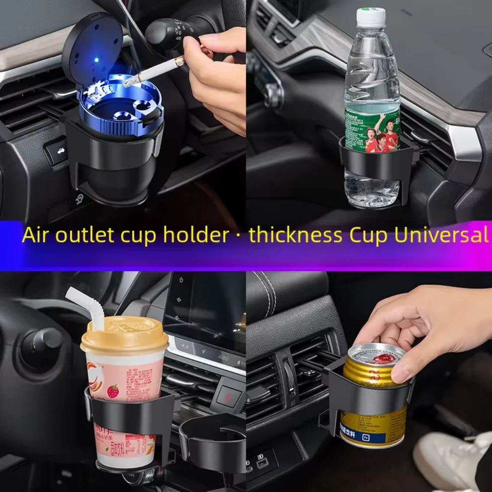 2 in 1 AC Vent Car Cup Holder (Universal Fit For All Cars)