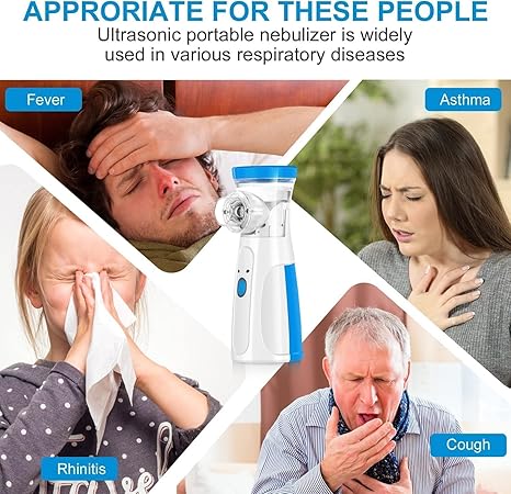 USB Rechargeable Ultrasonic Portable Mesh Nebulizer