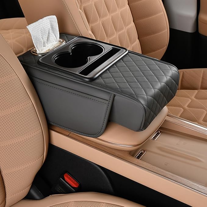 5 in 1 CAR ARMREST CONSOLE CUSHION - UNIVERSAL FIT FOR ALL CARS