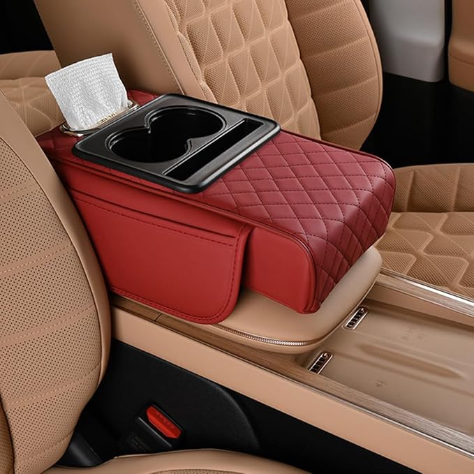 5 in 1 CAR ARMREST CONSOLE CUSHION - UNIVERSAL FIT FOR ALL CARS