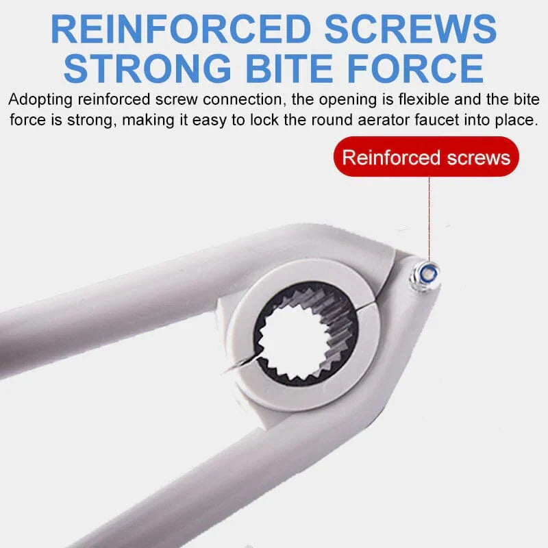 Faucet Nozzle Opening Wrench with Adjustable Size For All Faucet Types