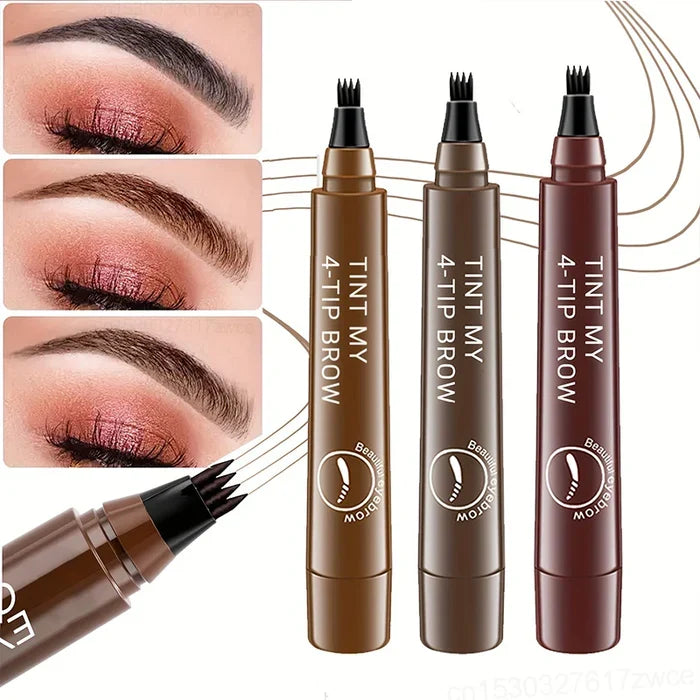 Waterproof 4 Points Long Lasting Eyebrow Pen