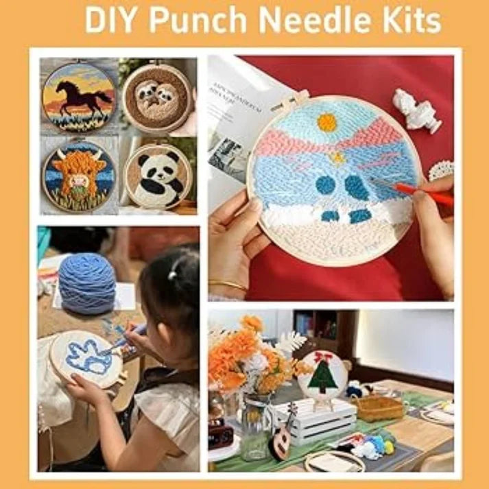 First Stitch鈩� 鈥� Beginner Punch Needle Kit for Kids & Teens