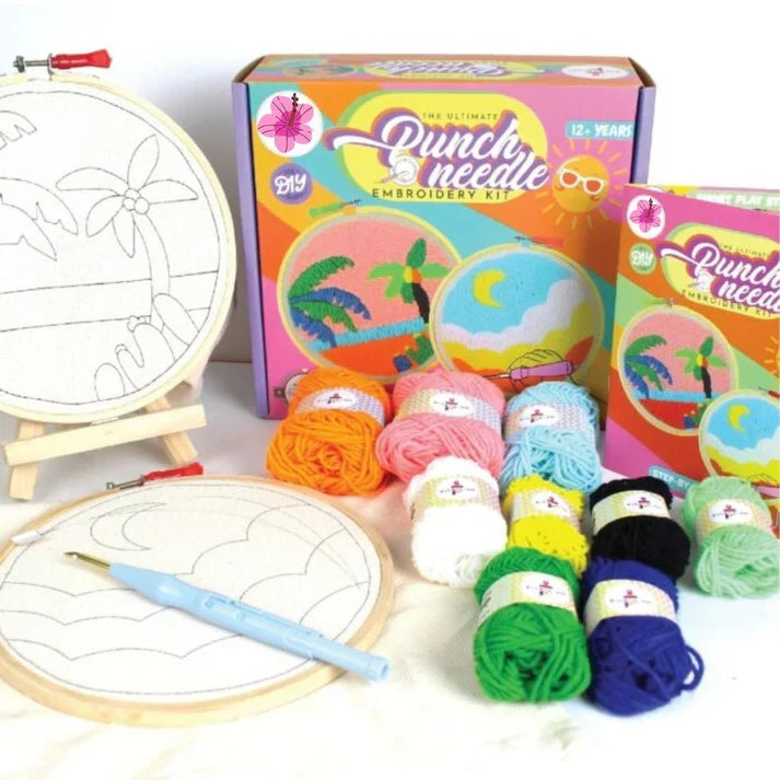 First Stitch鈩� 鈥� Beginner Punch Needle Kit for Kids & Teens
