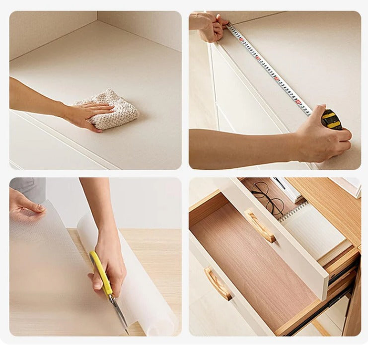 Anti Slip Kitchen and Drawer Decorative Mat Roll