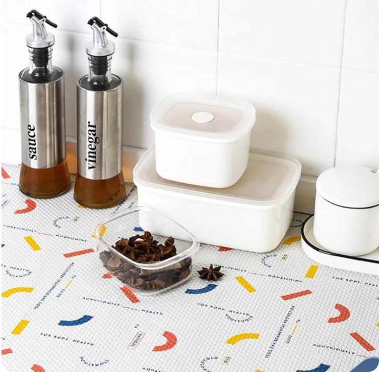 Anti Slip Kitchen and Drawer Decorative Mat Roll