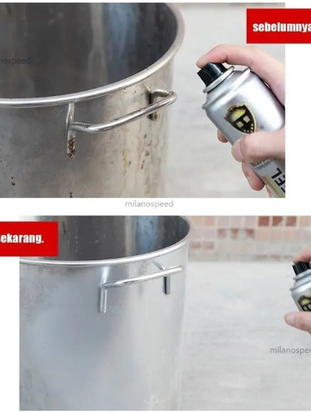 Anti Rust Metallic and Stainless Steel Silver Chrome Paint Spray