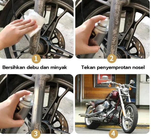 Anti Rust Metallic and Stainless Steel Silver Chrome Paint Spray