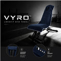 900 GSM Sweat Absorbing Full Length LOCKFIT GYM TOWEL with ZIP Pockets
