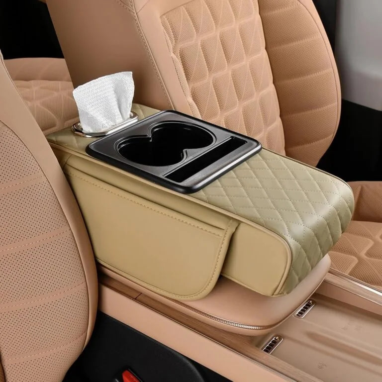 5 in 1 CAR ARMREST CONSOLE CUSHION - UNIVERSAL FIT FOR ALL CARS