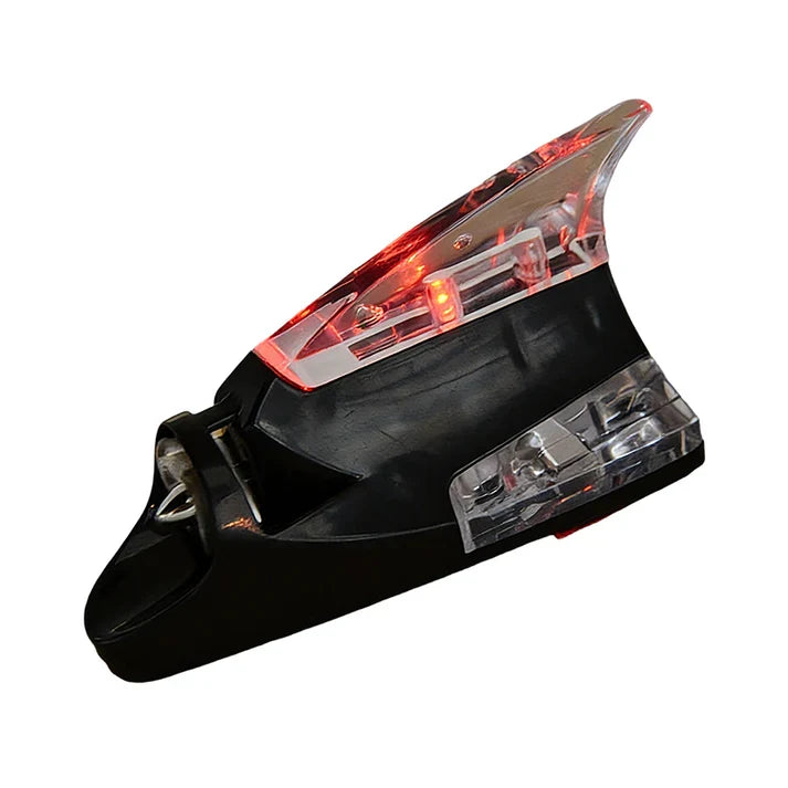 Wind Powered LED Shark Fin Car Roof Antenna